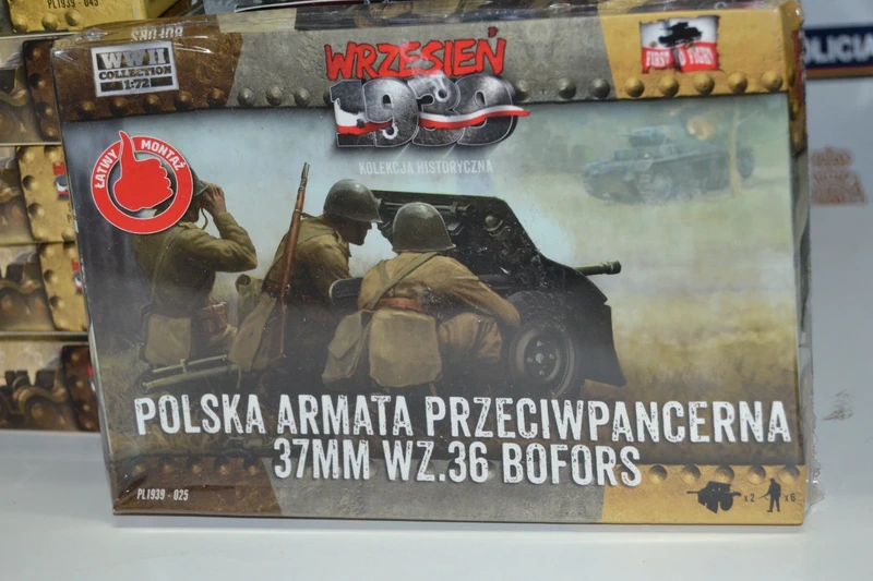 Bofors WZ.36 37mm, First to Figt 1/72