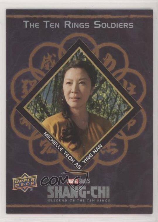 2023 Marvel Shang-Chi e la leggenda dei dieci anelli patina 27/99 Michelle Yeoh 1u6