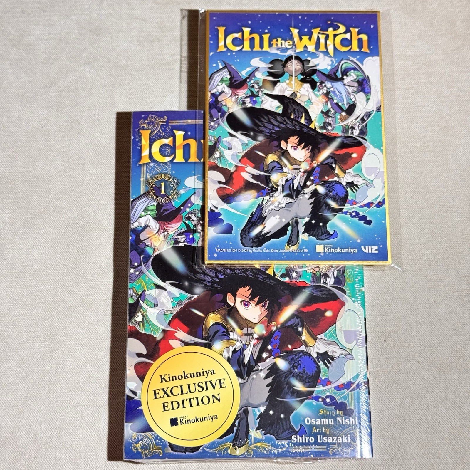 Ichi La Strega Volume 1 Kinokuniya Copertina Esclusiva Manga + Art Board [Inglese]
