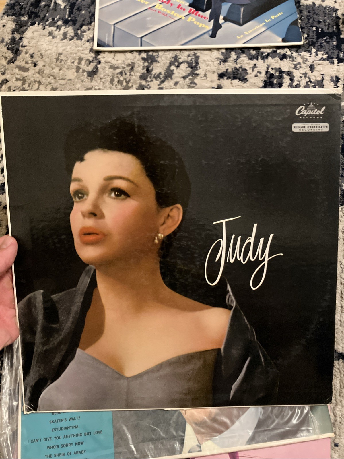 Judy Garland LP Judy  1st Press Mono Rare 1956 Green Label Original! T-734