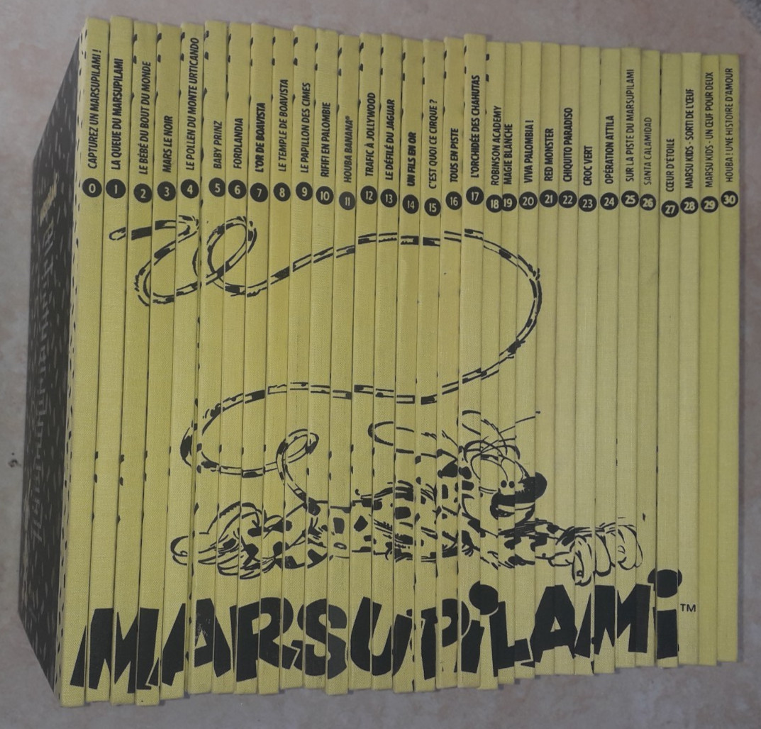le marsupilami Franquin la collection complète intégrale 31 bd Hachette 2013