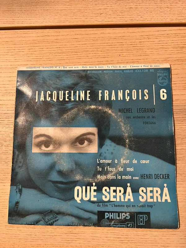Vinyle 45 tours Jacqueline François