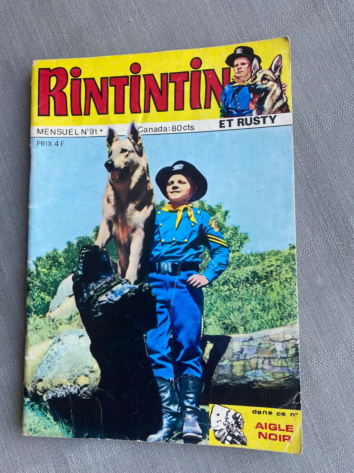 RIN TIN TIN N°91 2A SERIE 1977 IN BUONE CONDIZIONI