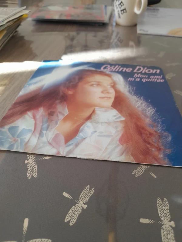 45 giri Céline Dion mon ami m à quittée