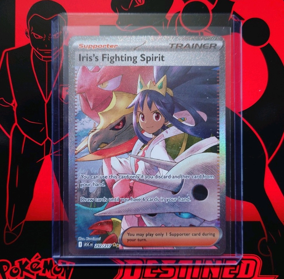Pokémon TCG Iris's Fighting Spirit 292/217 Ascended Heroes SIR