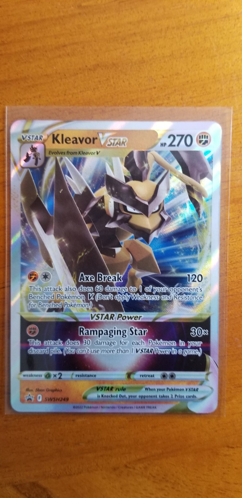 KLEAVOR Vstar SWSH249 Astral Radiance Ultra Rara Promo Holo-Mint Pack/Sleeved.