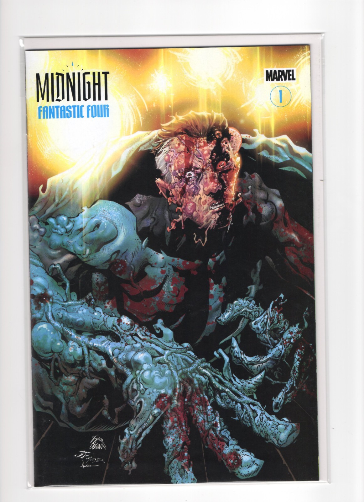 🩸 Midnight Fantastic Four #1 Stegman Bloodbath Variant Firmato Marvel Horror