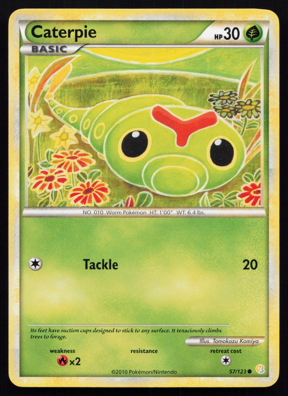 Caterpie Cuore Comune Oro Anima Argento 57/123 LP Tomokazu Komiya