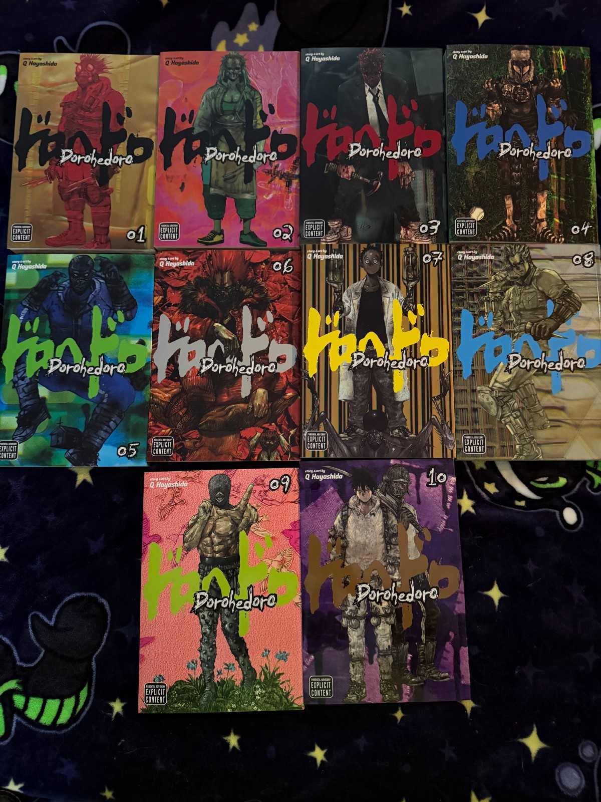 Dorohedoro Manga Volumi 1-10 Nuovo Inglese US Autentico Viz Media Completo