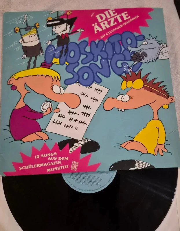 Neuwertig! Moskito-Songs inkl. Die Ärzte aus Schülermagazin Vinyl LP Vintage