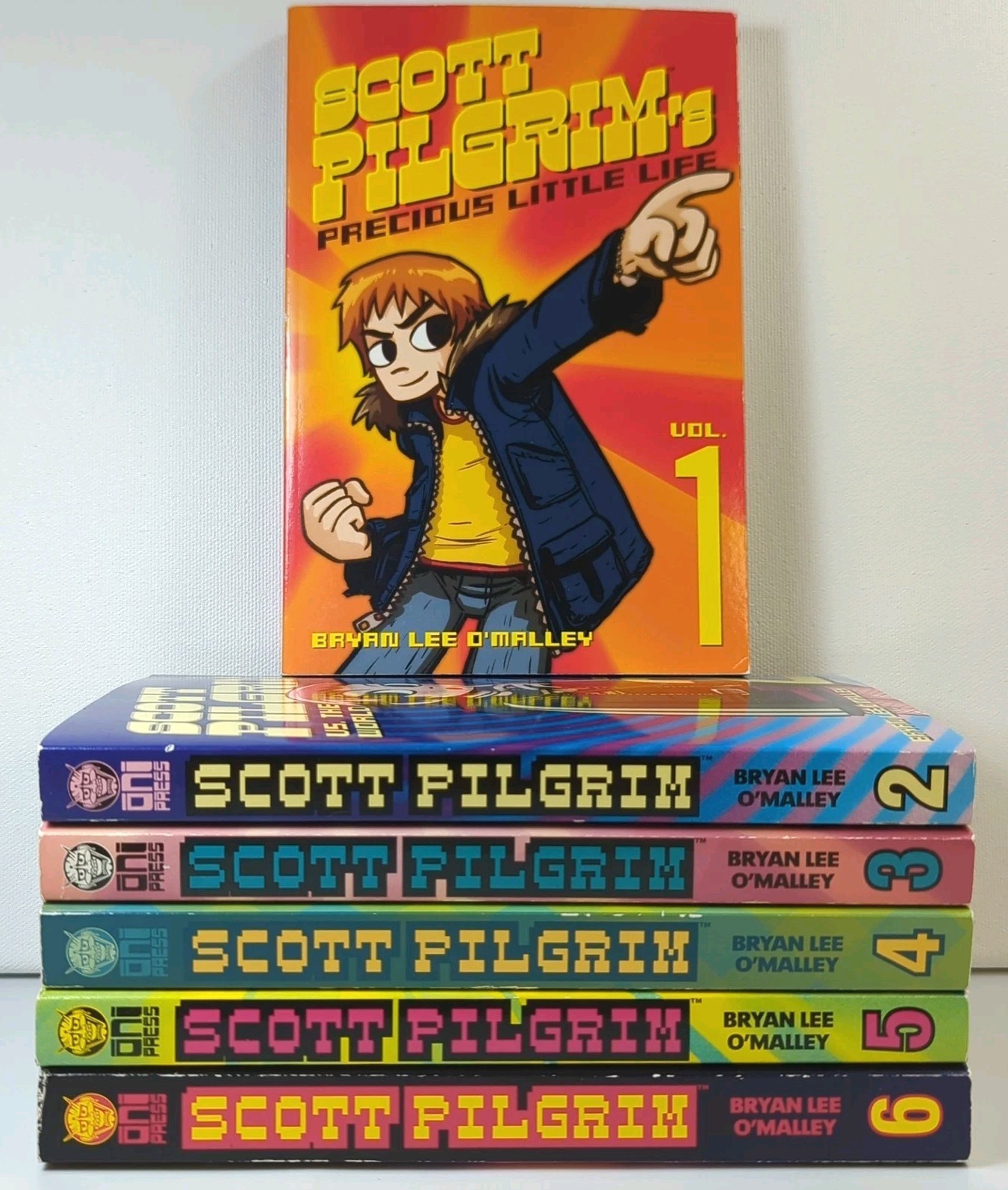 Scott Pilgrim Color Collection Set Completo Vol 1-6 Copertina Graphic Novel