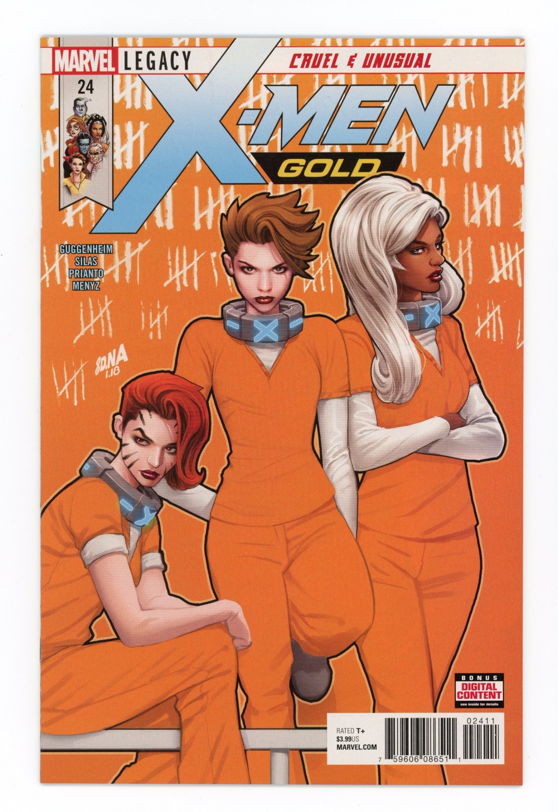 X-Men Gold #24 quasi nuovo + copertina David Nakayama 2018 A Marvel Comics