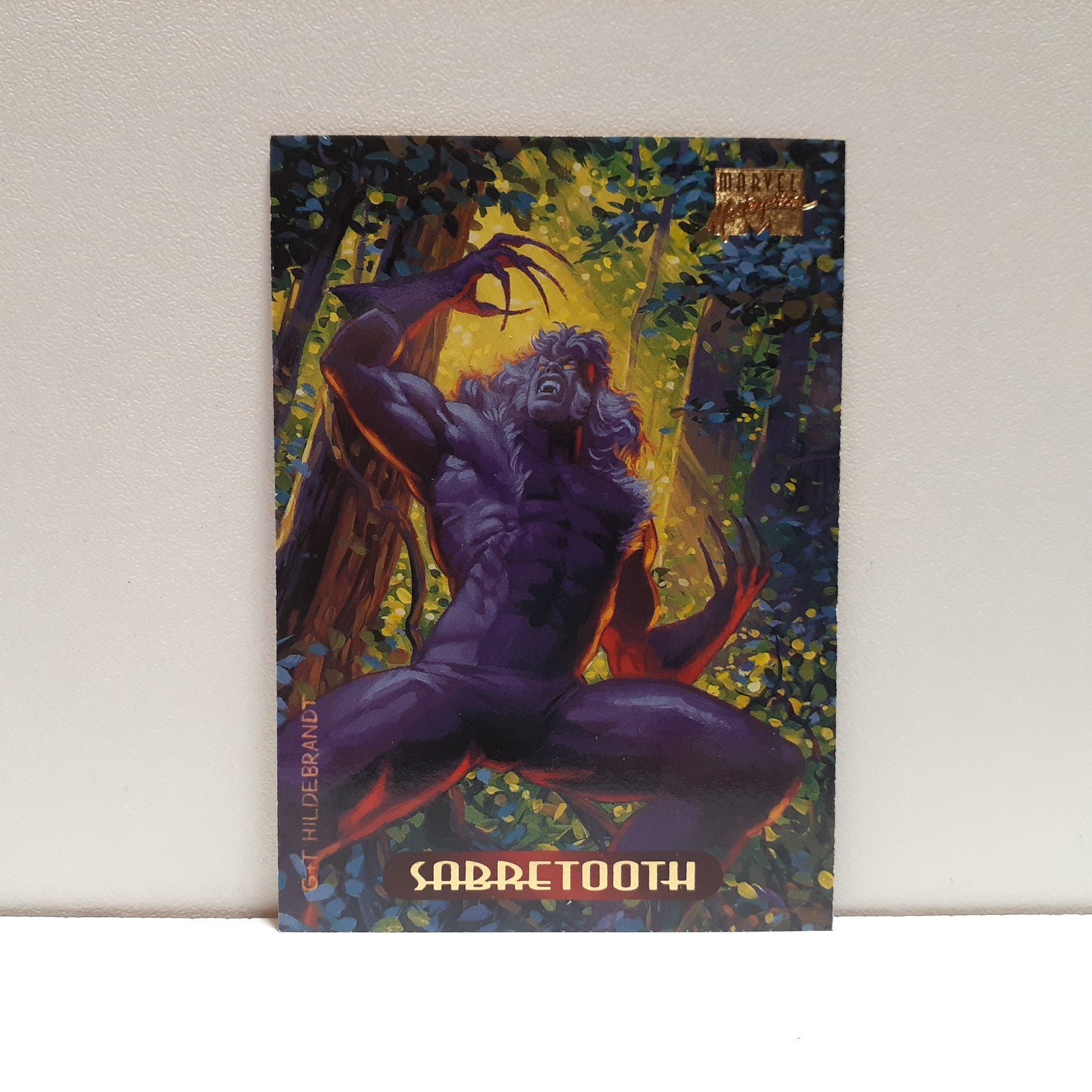Carta Base 1994 Marvel Masterpieces Sabretooth #102
