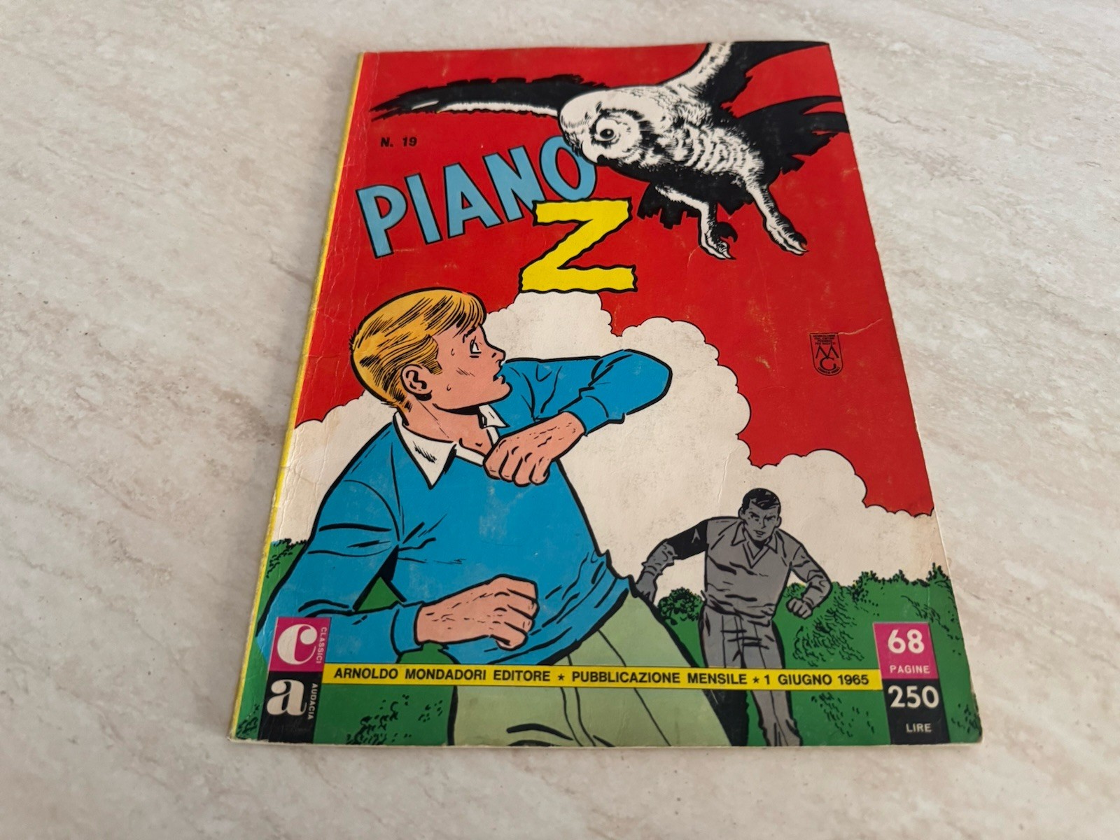 Classici Audacia Dan Cooper Piano Z del 1965 Mondadori n. 19 da collezione