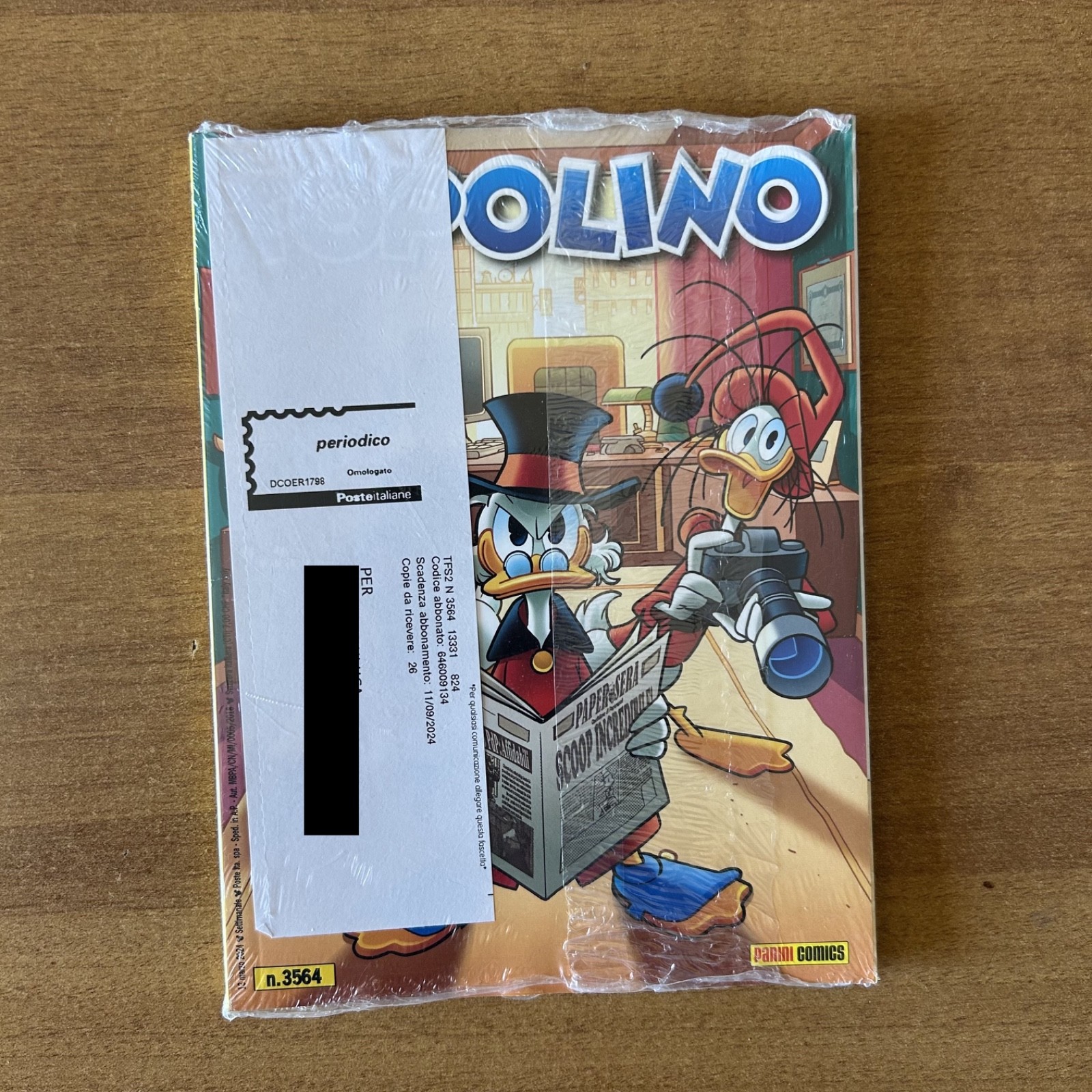 Disney - TOPOLINO n. 3564 - Sigillato