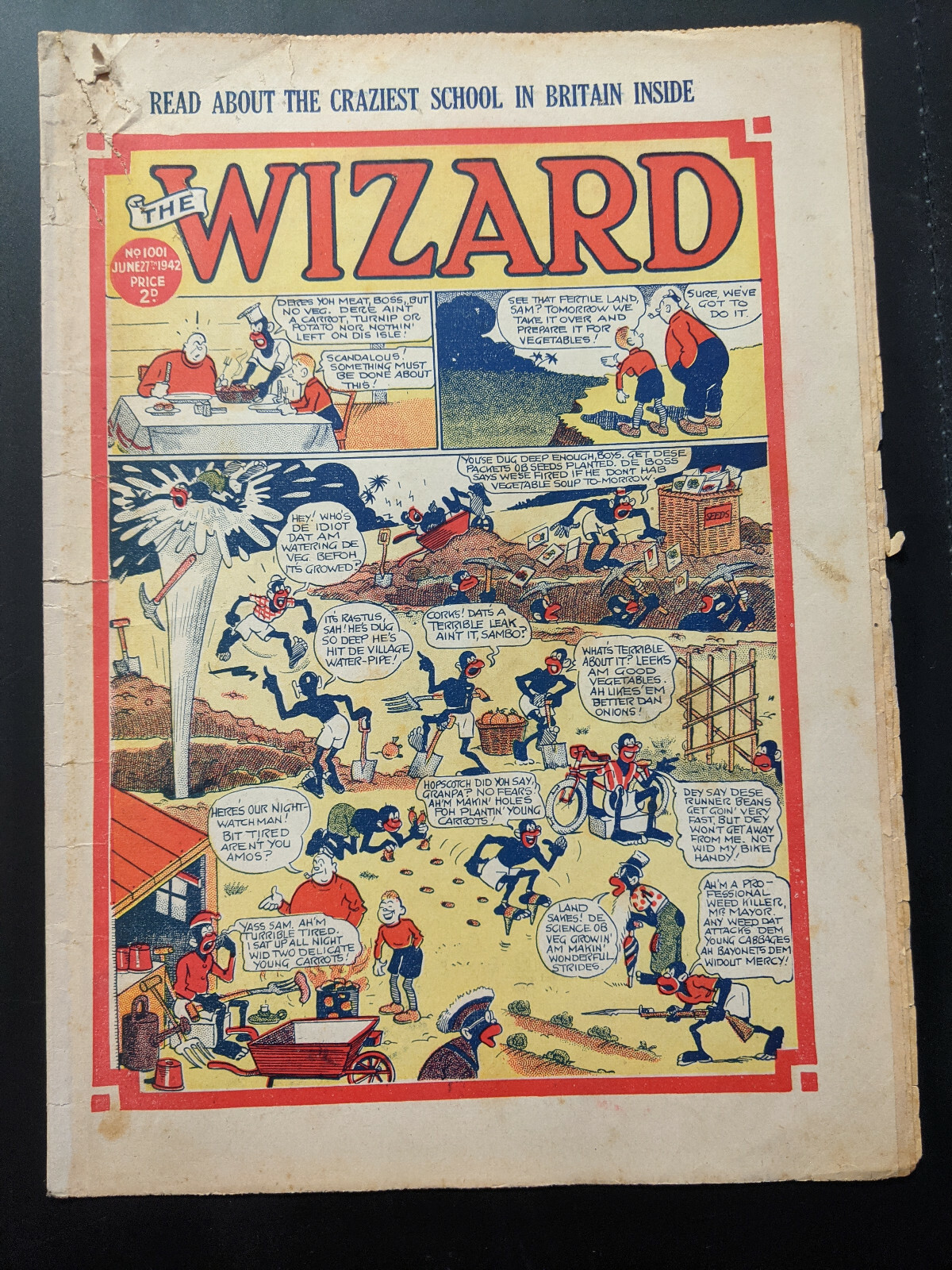 Wizard Comic No 1001, June 27th 1942, D.C. Thomson.