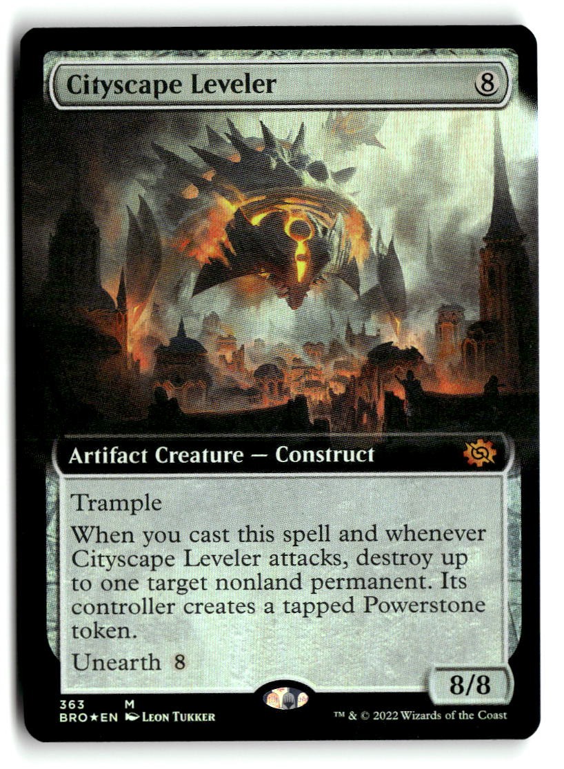 FOIL Cityscape Leveler (Extended Art) EN MTG Foil The Brothers' War - 363 LP