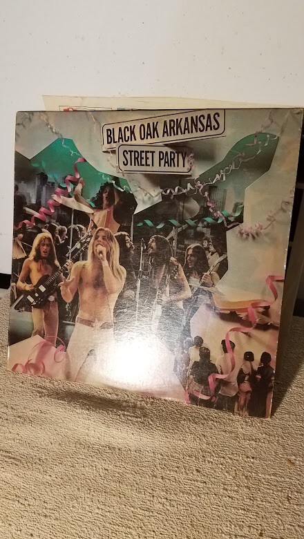 1974 Black Oak Arkansas Street Party Vintage Vinyl Record LP 12" 33 RPM  VG