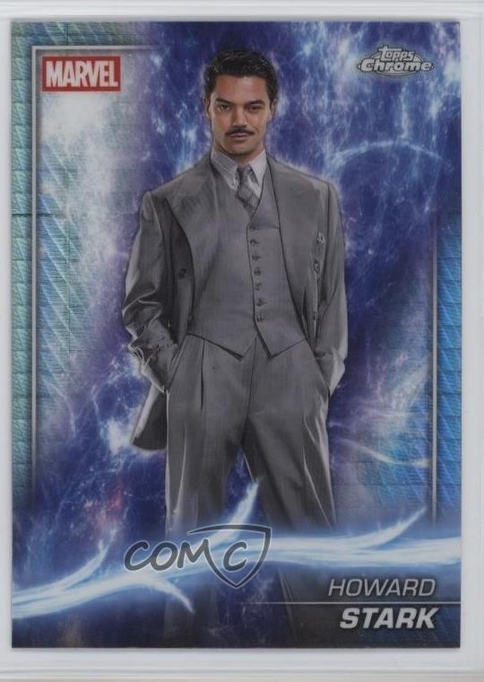 2025 Topps Chrome Marvel Studios Prism Refractor Howard Stark #21 9et
