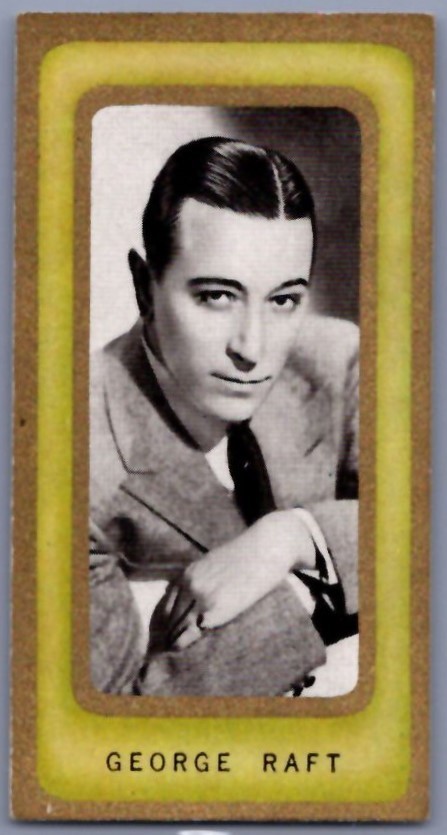 1938 Carreras Film Favourites - George Raft #3 - *EX*