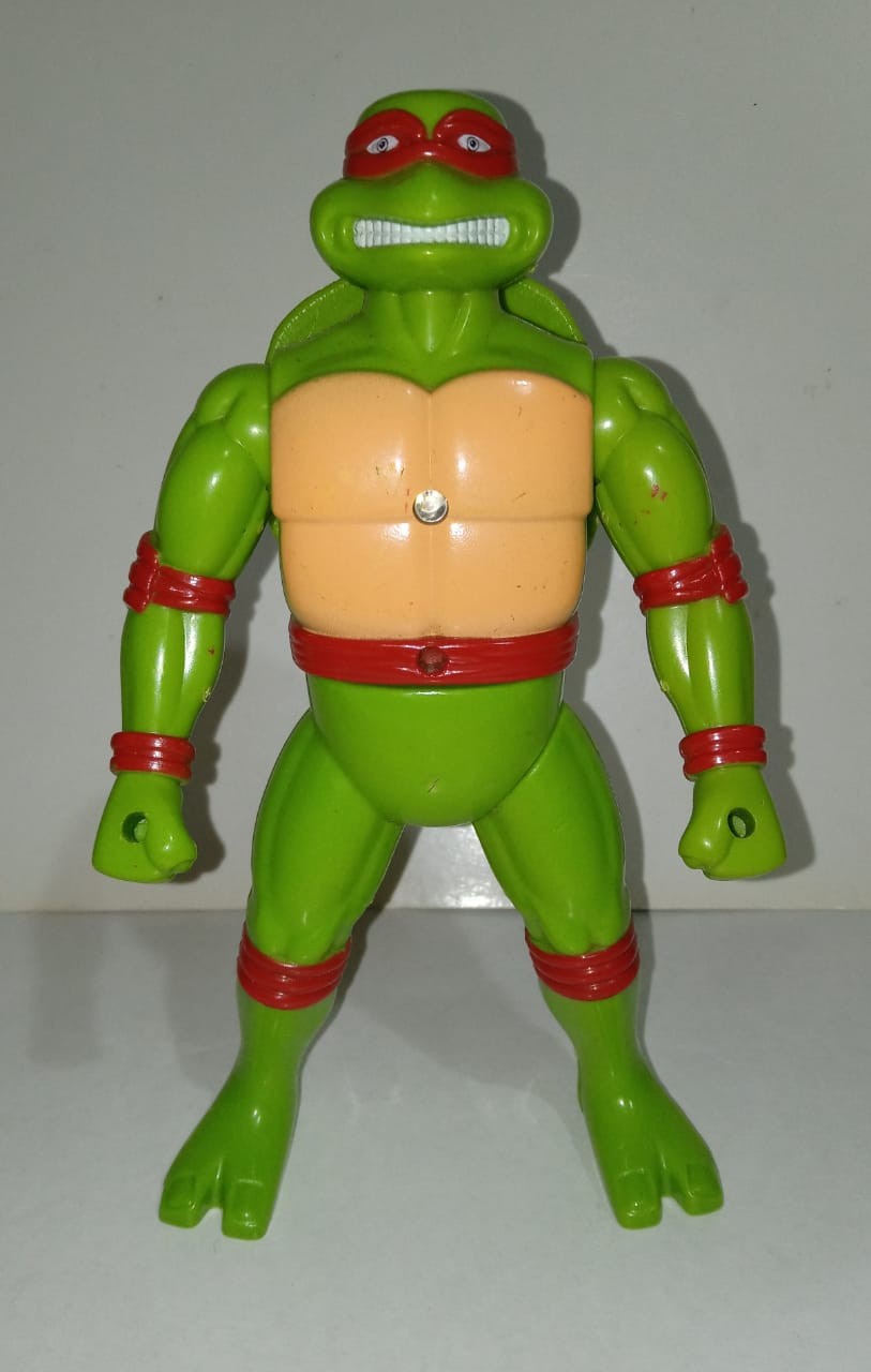 TARTARUGHE NINJA FIGURA RALPH BOOTLEG 18 CM GRANDE RARO MECCANISMO VITA BOOTLEG!!