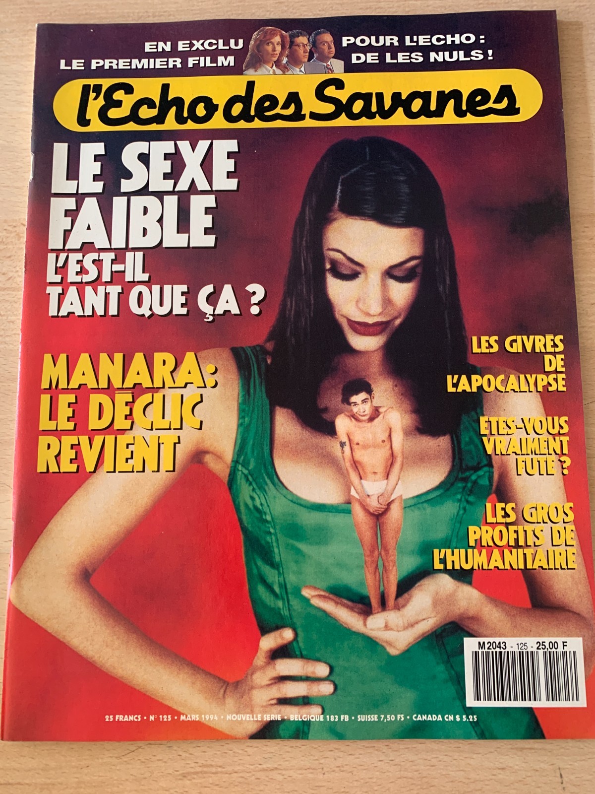 B.D Magazine "L'Echo des Savanes" n°125 du 3/1994; Manara; Le déclic