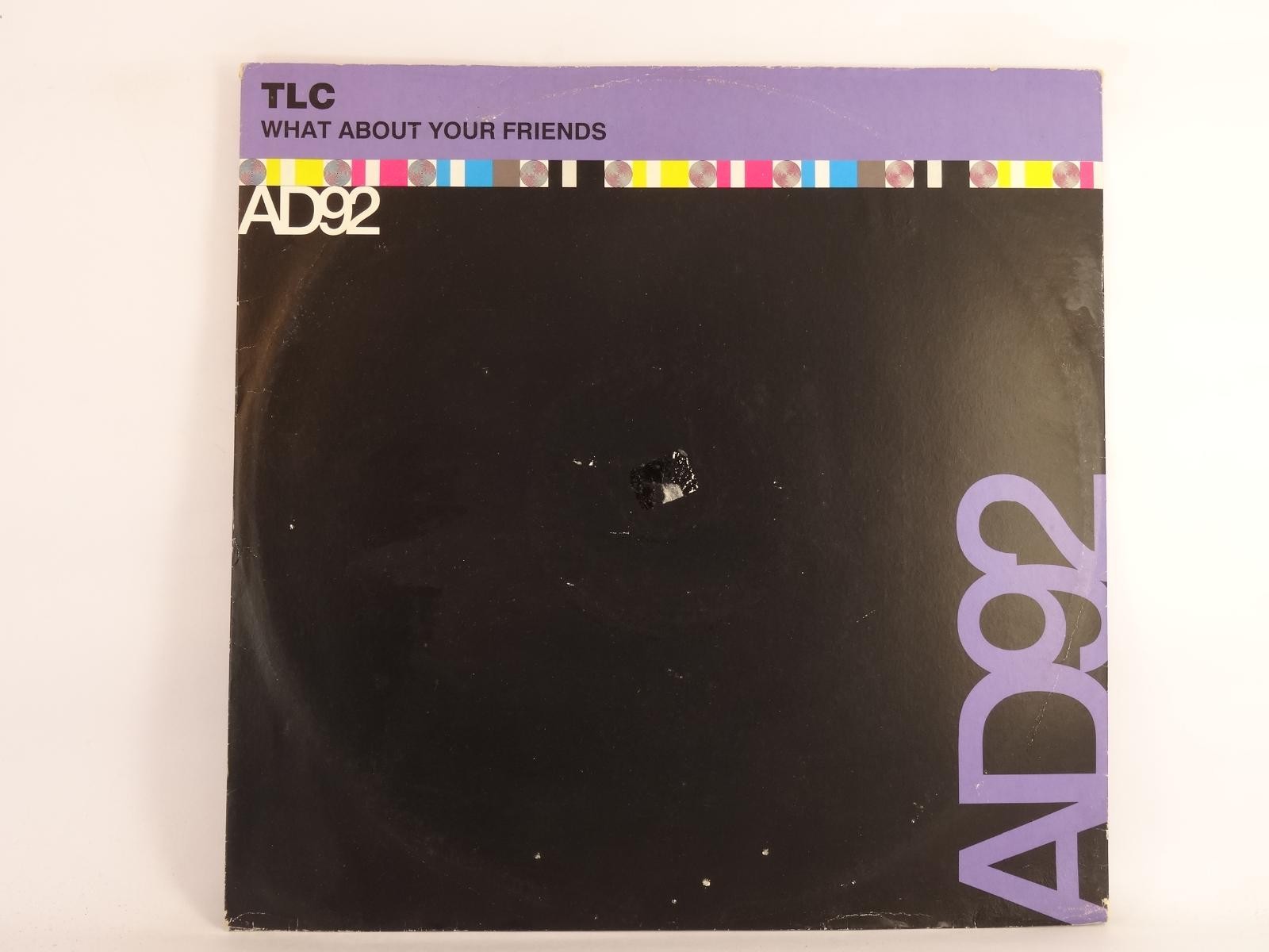 TLC WHAT ABOUT YOUR FRIENDS (76) 4 Track Promo 12" Single plus Picture Sleeve TL