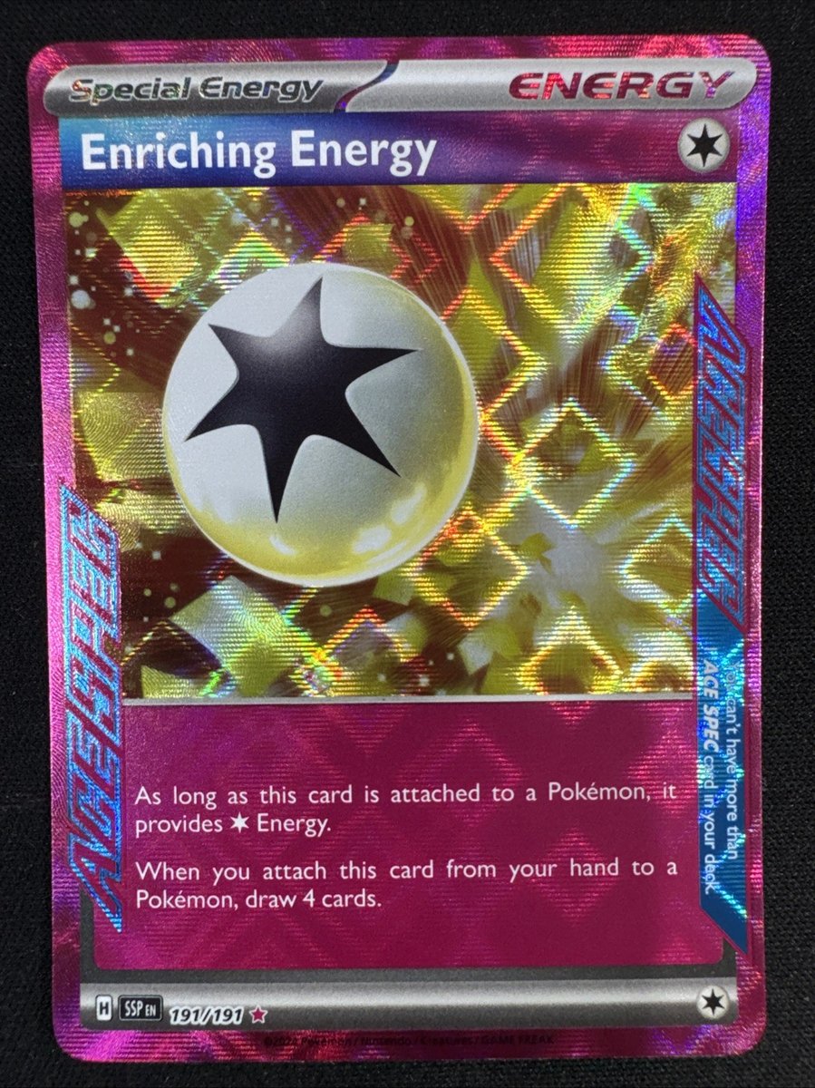 Pokemon Scintille Urgenti ACE SPEC Enriching Energy 191/191 - Near Mint (NM)