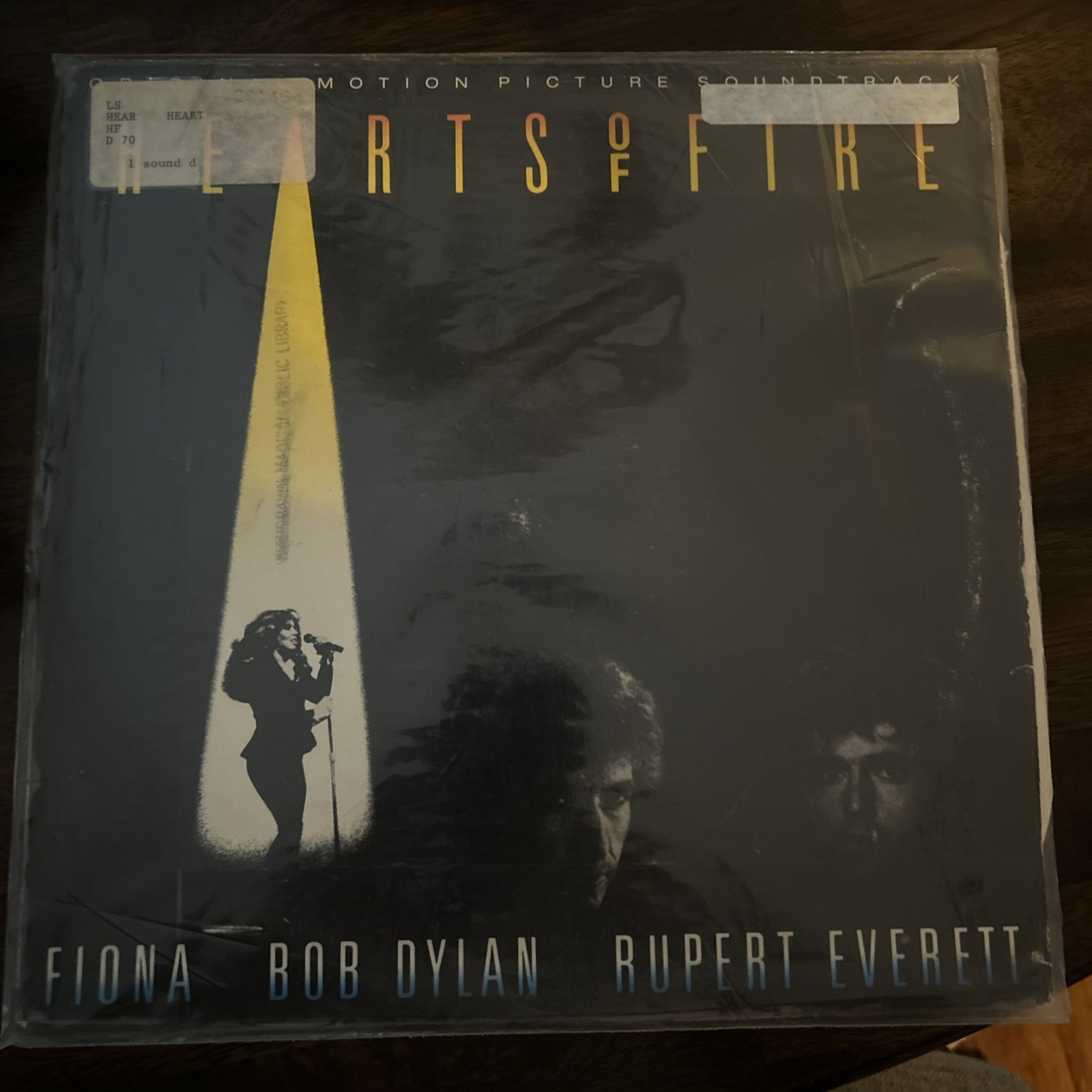 Hearts Of Fire Soundtrack 1987 Promo Vinyl LP - Bob Dylan, Fiona, Rupert Everett