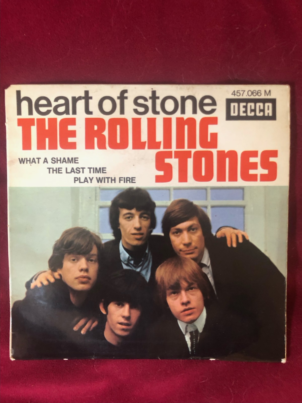 45T EP, The Rolling Stones : Heart of Stone ( 1965), 1rst French ed., TBE