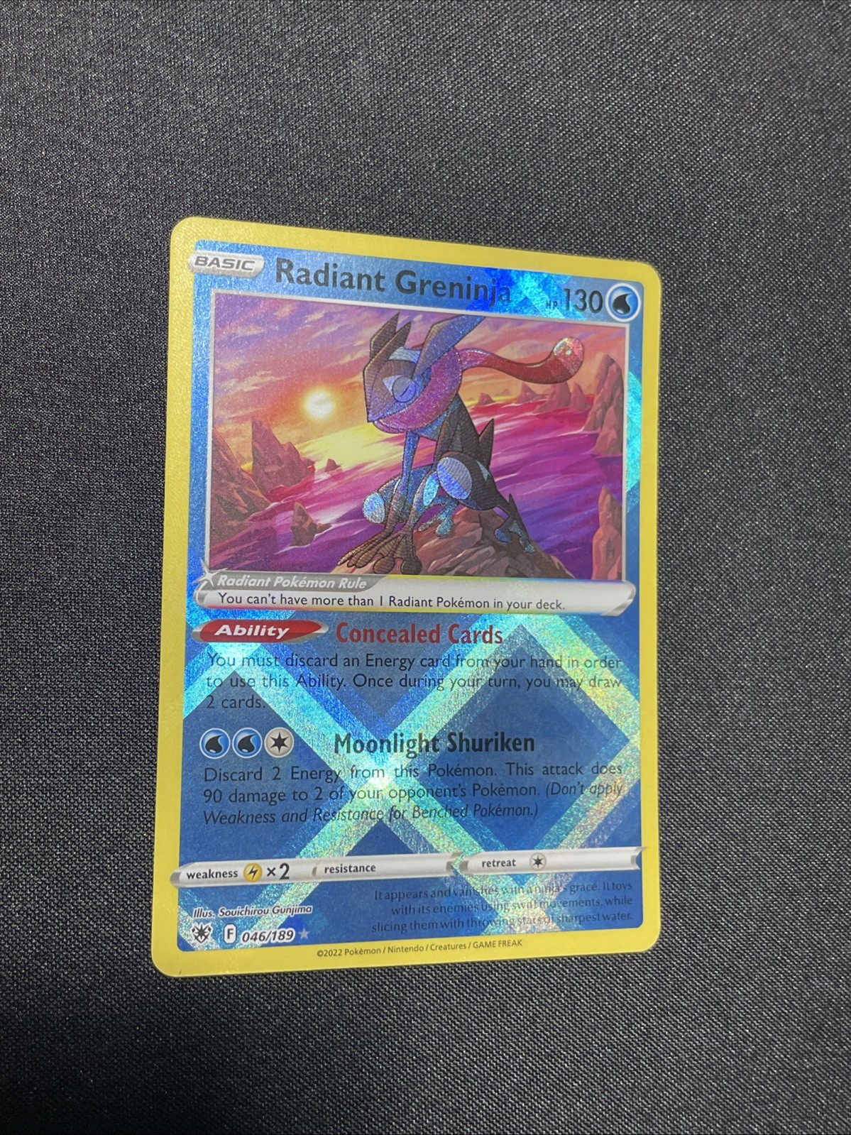 Radiant Greninja 046/189 Astral Radiance