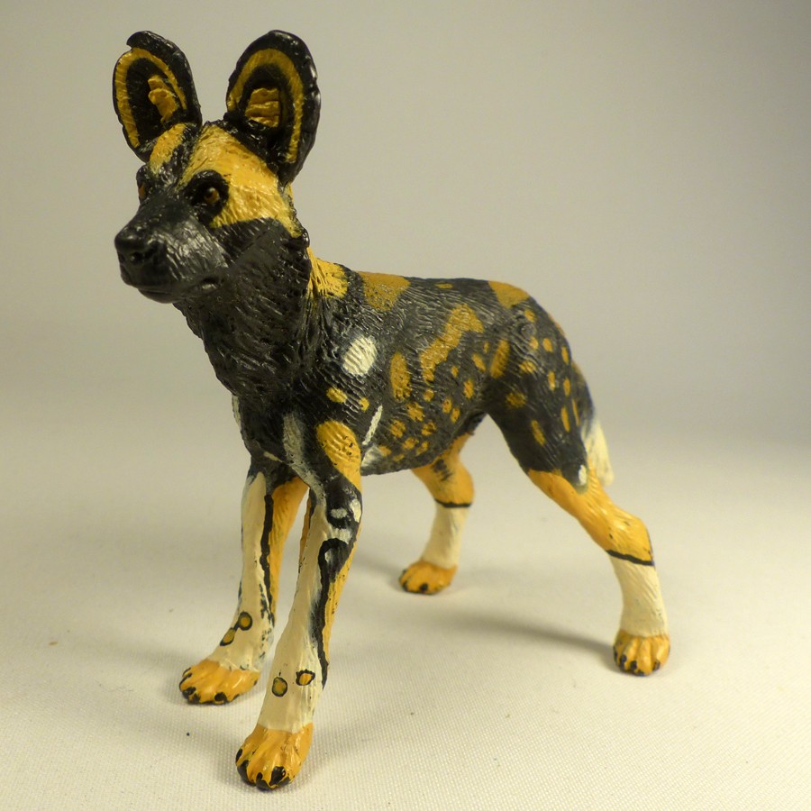 SAFARI Ltd Wild Life AFRICAN WILD DOG Figura lunga 3,5 pollici (2004)