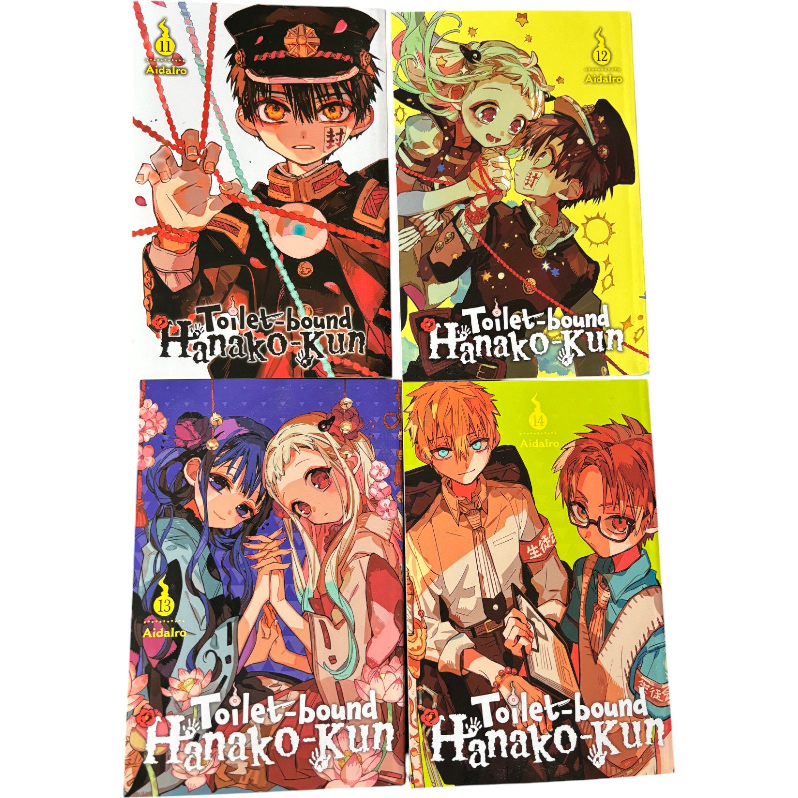 Toilet-Bound Hanako-Kun manga inglese lotto di 4 volumi 11-14 NUOVI