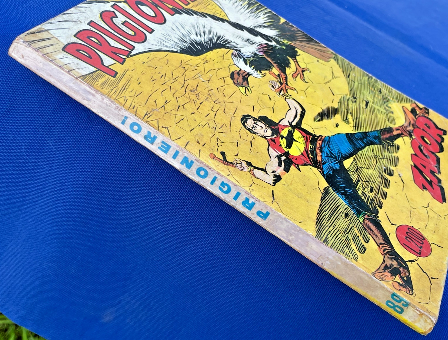 Zagor Zenith # 89  Prigioniero  Originale 1968  No Resa No Rifilato - BUONO !!