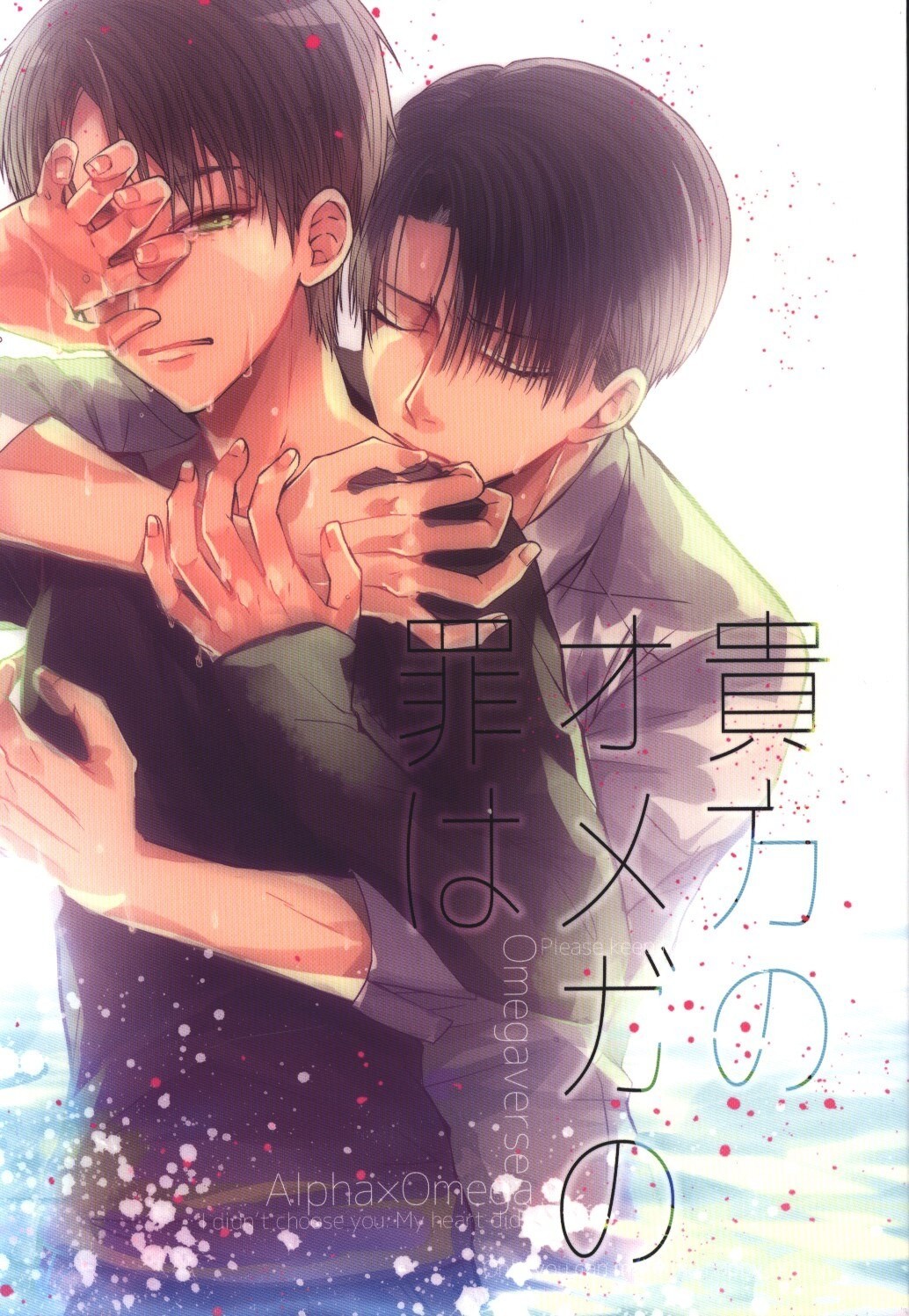 Attack on Titan Levi Ackerman x Eren Yeager Doujinshi Yaoi Doujin AOT EreRi