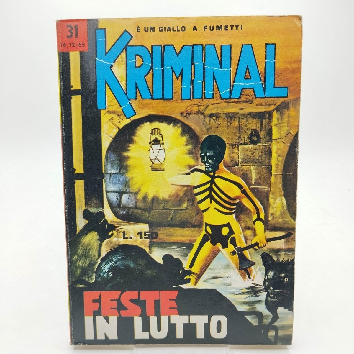 KRIMINAL N. 31  PIU' CHE OTTIMO AUT. 6636  ED. CORNO DIC. 1965 [ST][UFF-32-31A]