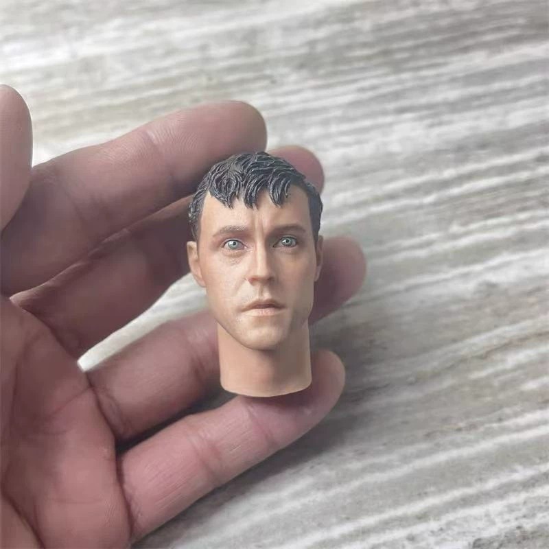 1/6 maschio WWI soldato inglese testa di uomo scultura con collo per bambola action figure 12"