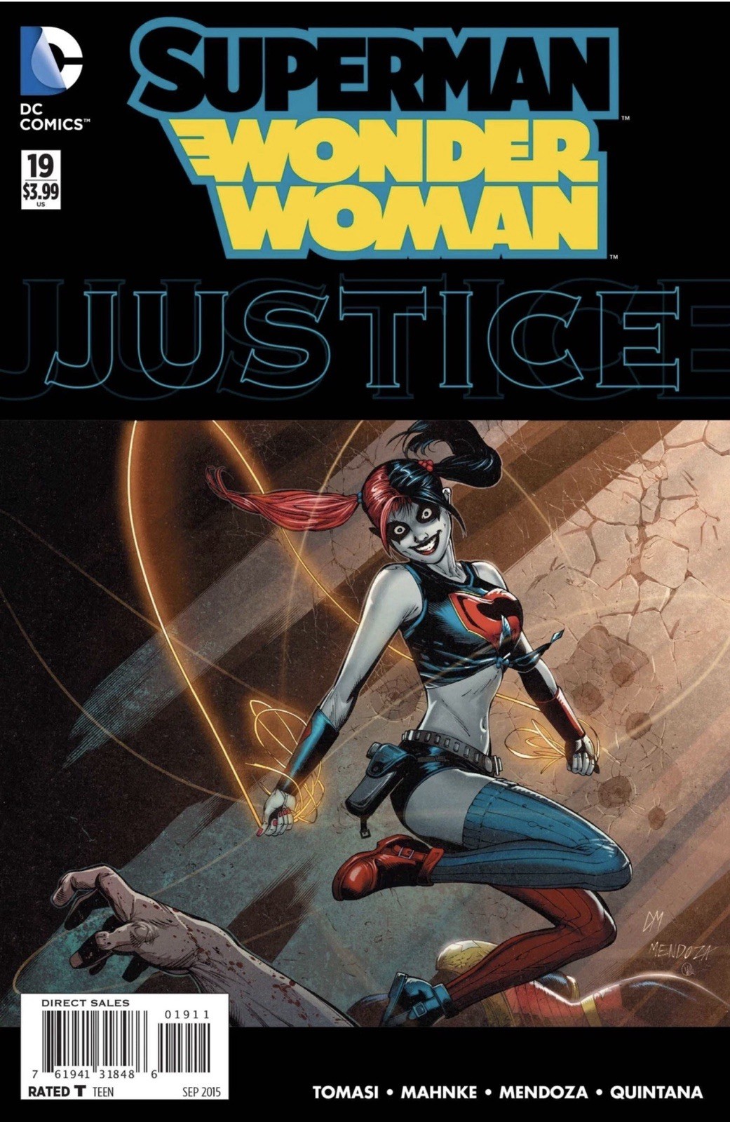 SUPERMAN WONDER WOMAN #19 2015 Harley Quinn