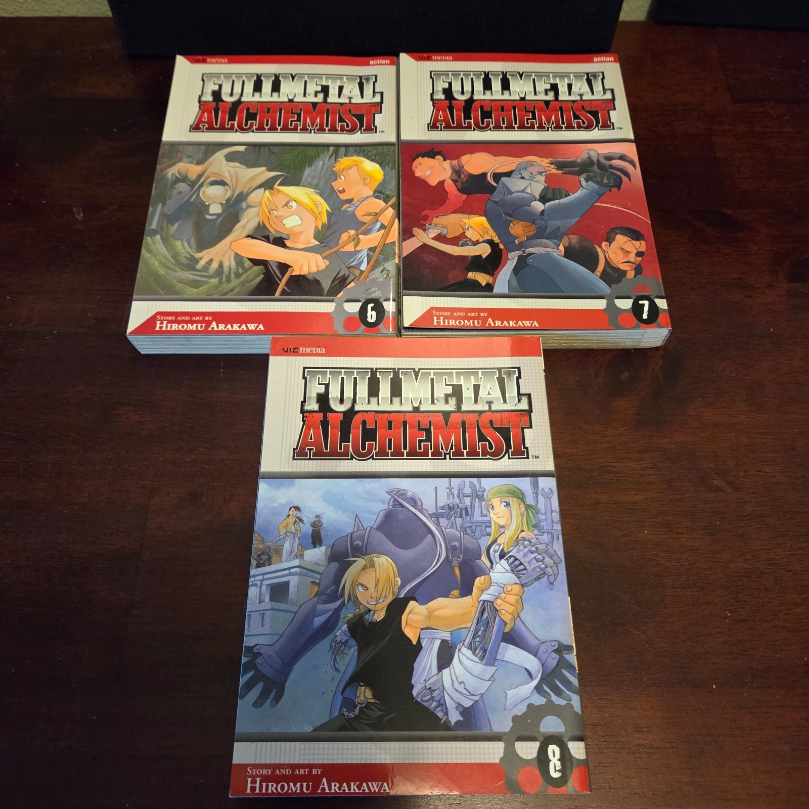 Fullmetal Alchemist Vol 6-7-8 manga fumetti di Hiromu Arakawa - set di 3 usati in ottime condizioni