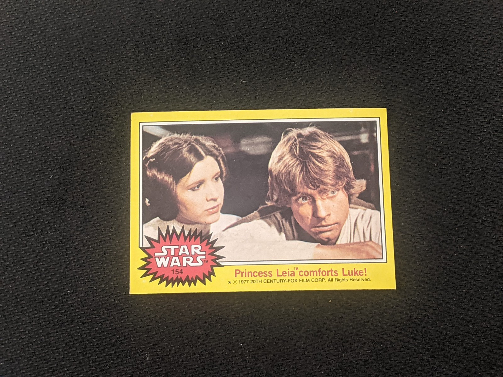 1977 Star Wars Series 3 Princess Leia Confronts Luke! Card #154