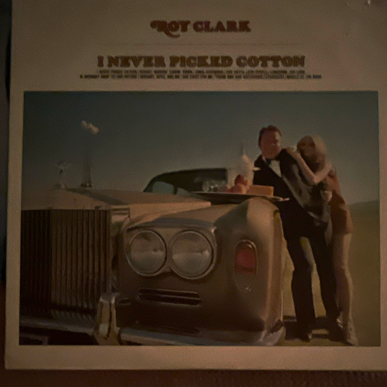 Roy Clark I Never Picked Cotton LP Vinyl 12" 33 RPM ABC Records Country