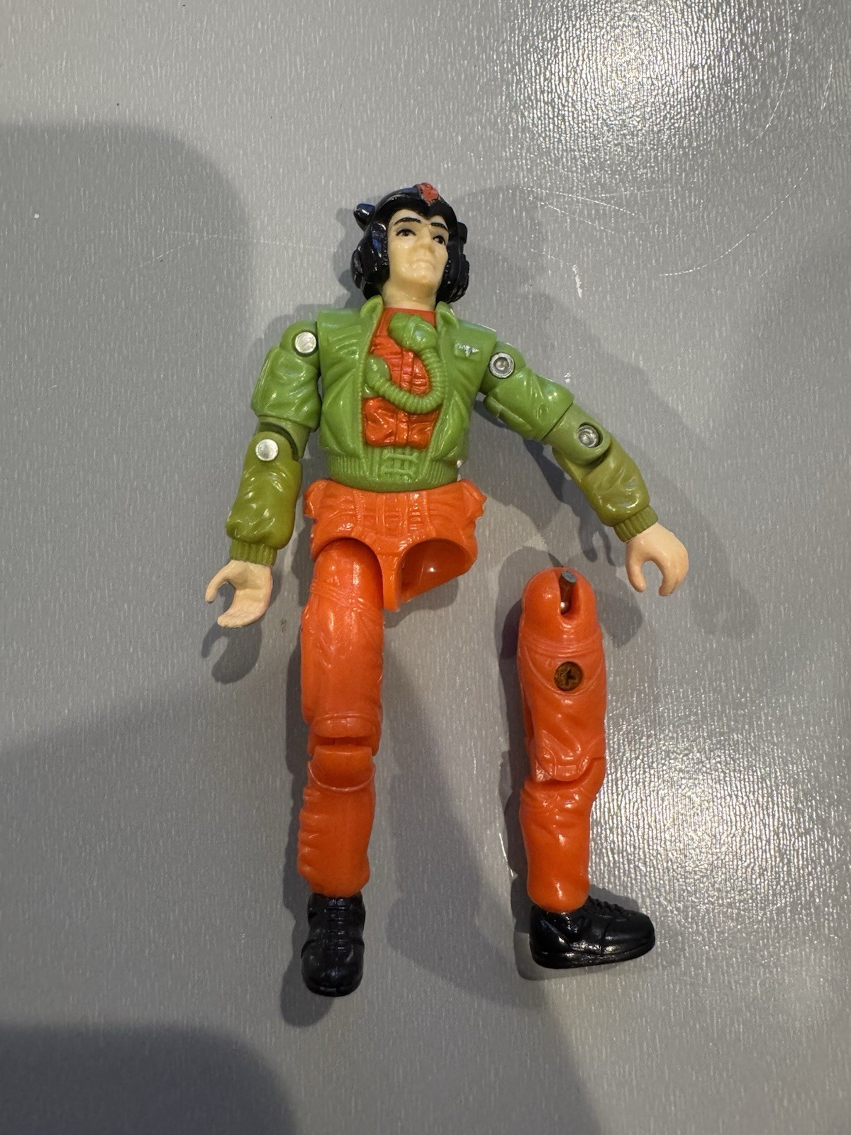 Modellino vintage GI Joe 1988 mulino a vento - GAMBA ROTTA