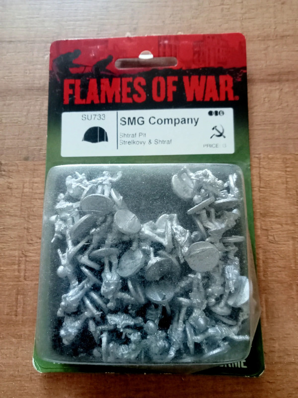 Blister neuf flames of war smg company