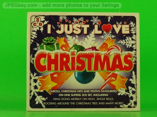 VARIOUS ARTISTS I JUST LOVE CHRISTMAS (3 x CD) (Z126) 20+ Track CD Album includi