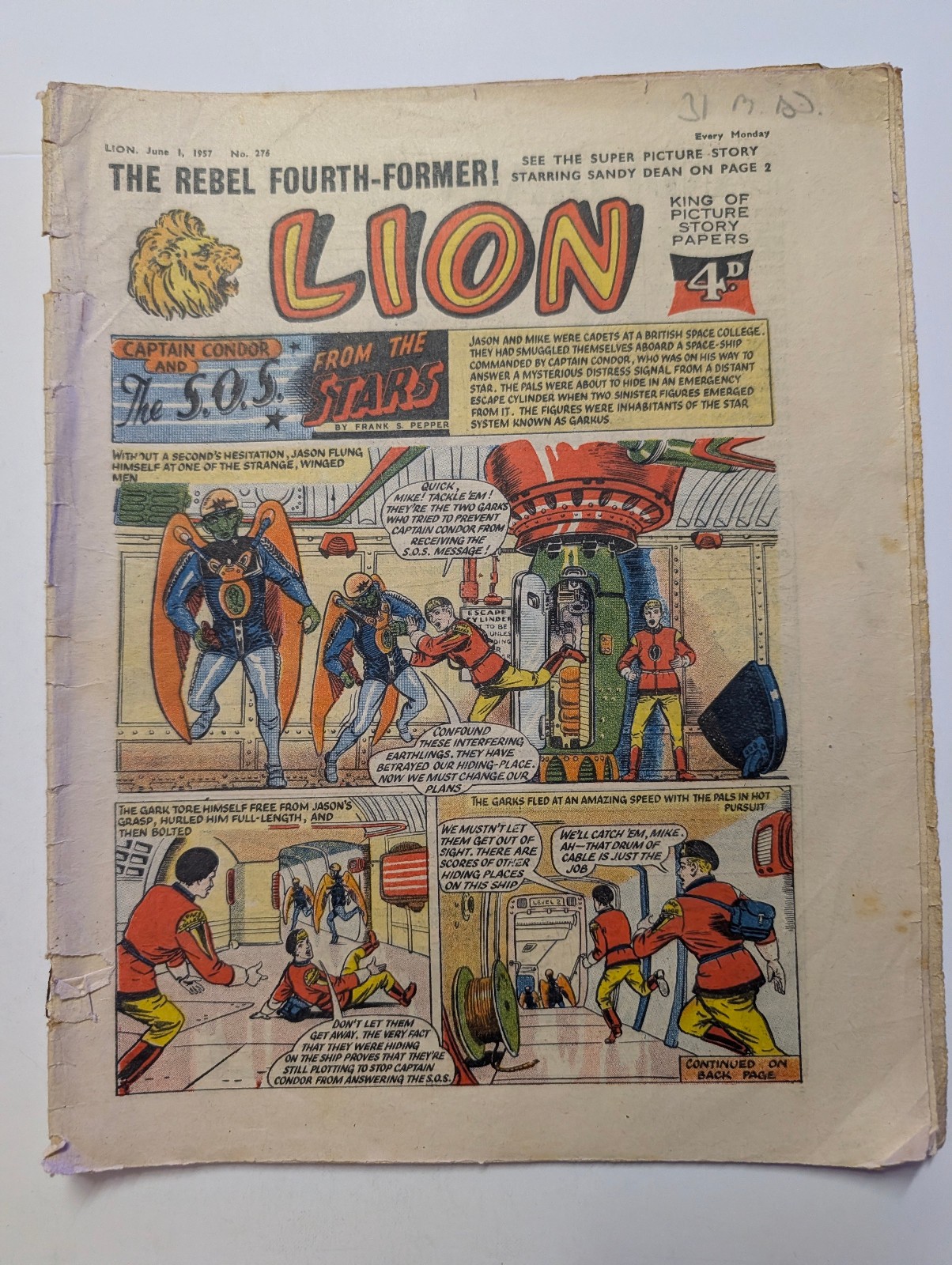 Lion Comic June 1st 1957, Amalgamated Press/Fleetway Publishing