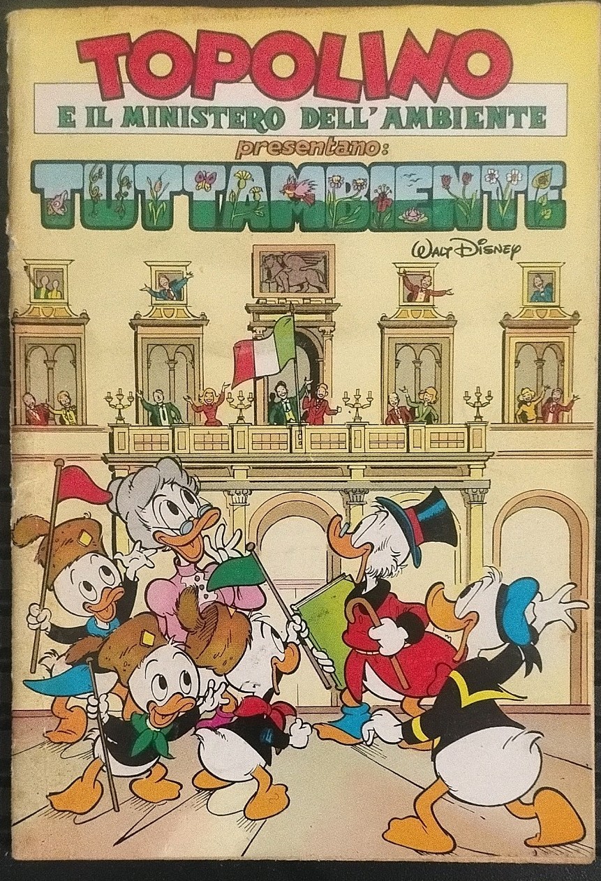 Topolino e il ministero dell' ambiente presentato tuttambiente. inserto Disney
