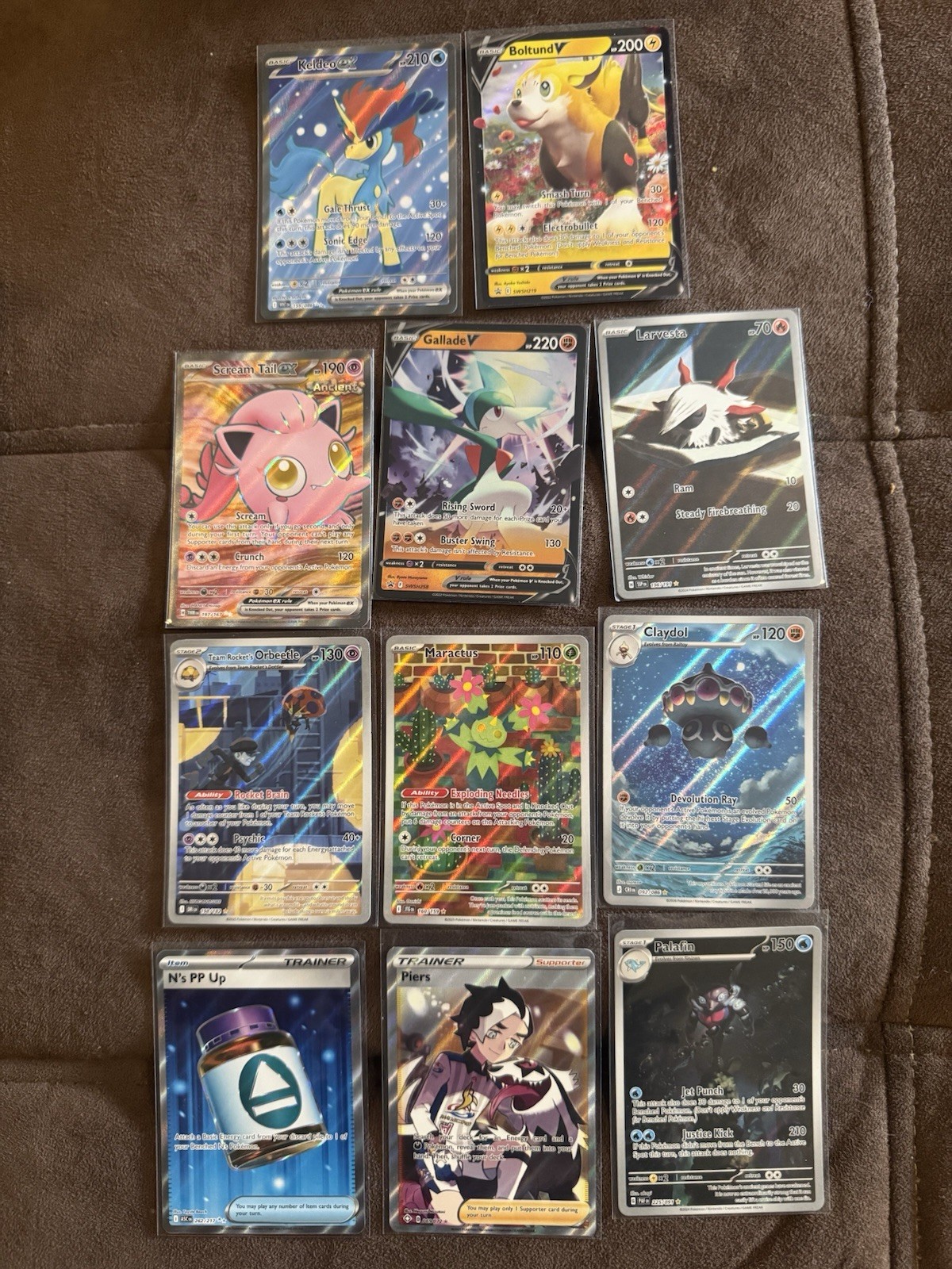 Lotto di 11 Pokemon Full Art NM/MT