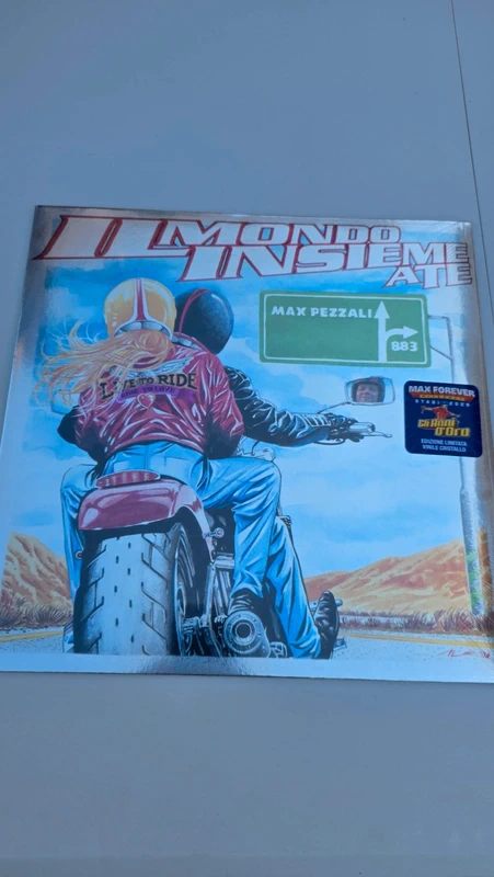 Vinile Il Mondo insieme a te 883 Max Pezzali LP Cristallo Edizione Numerata