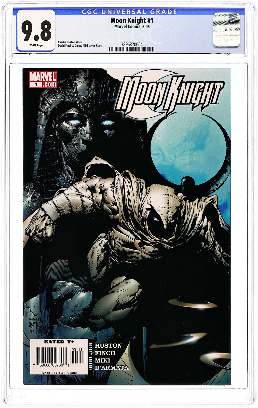 Moon Knight 1A CGC 9.8 2006 3896370004
