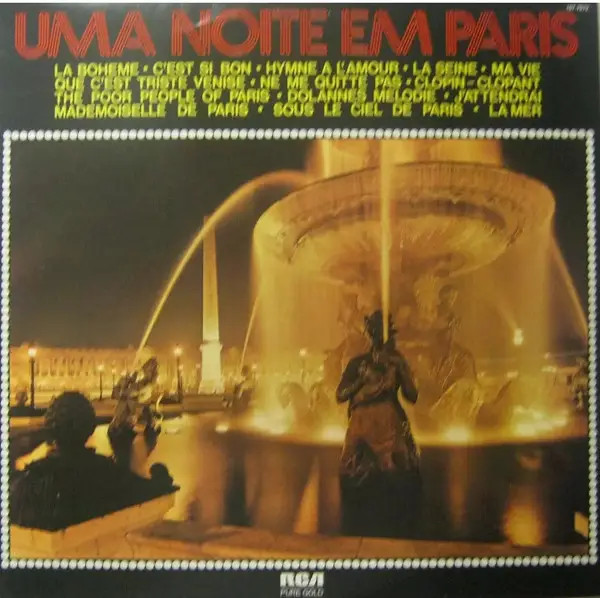 Uma Noite Em Paris Various RCA Vinile LP 12 Inch 33 U/min EX 1978